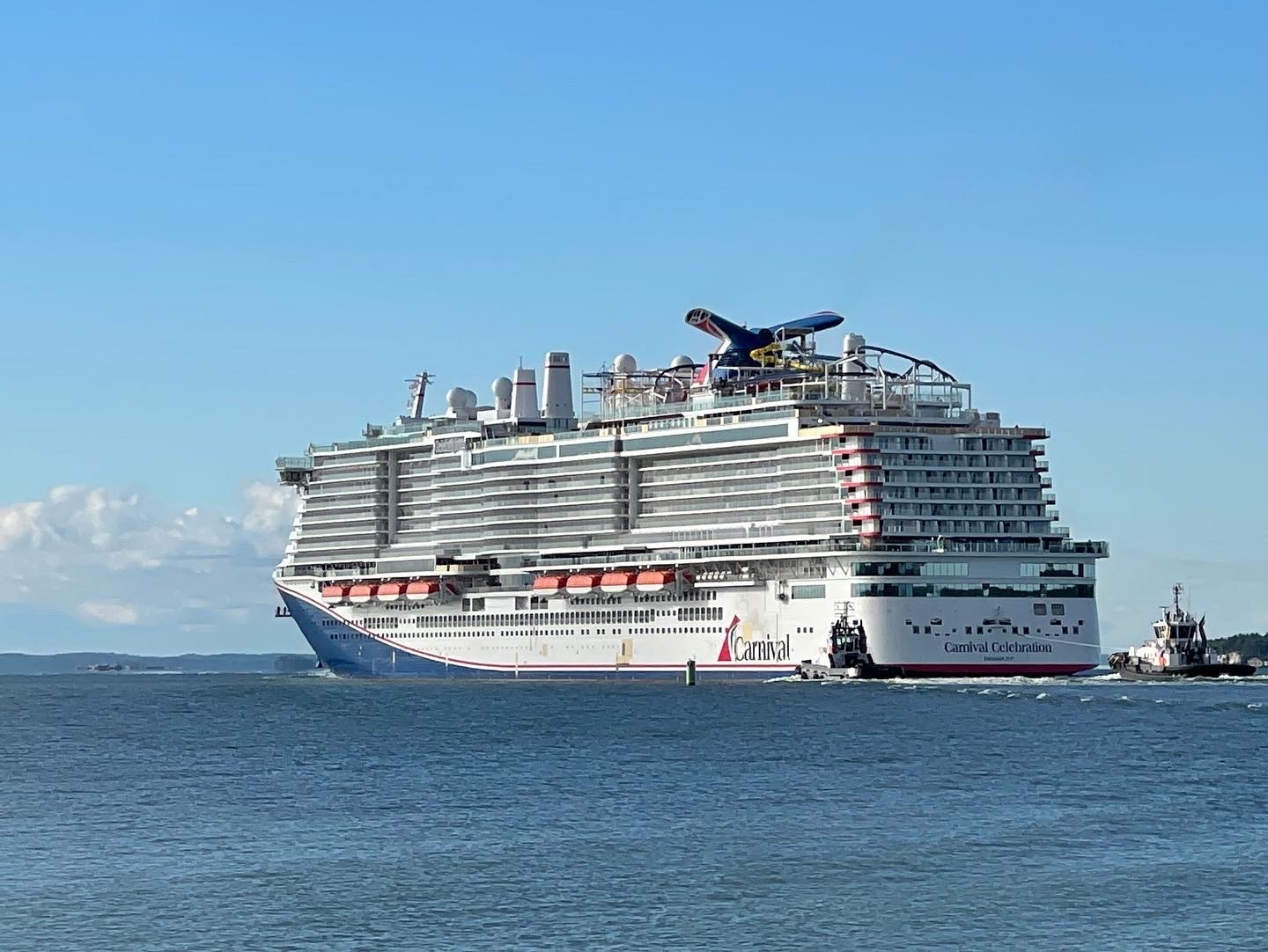 Carnival Celebration Begins Sea Trials