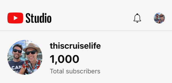 1,000 YouTube Subscriber Milestone