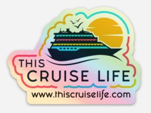 This Cruise Life Holographic Die-Cut Sticker