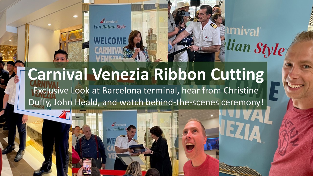 Carnival Venezia Dedication and Ribbon Cutting