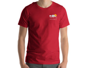 Small Logo Red Unisex t-shirt