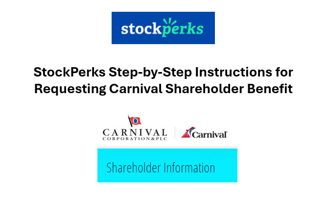 Carnival Shareholder Credit and the the New StockPerks App