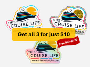 3-Pack of This Cruise Life Stickers