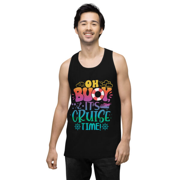 Men’s premium tank top - Oh Buoy! - Image 2
