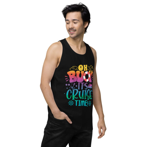 Men’s premium tank top - Oh Buoy! - Image 3