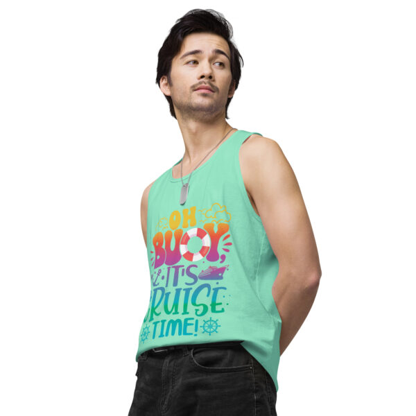 Men’s premium tank top - Oh Buoy! - Image 14