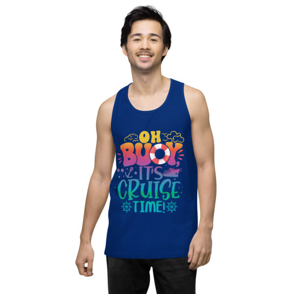 Men’s premium tank top - Oh Buoy! - Image 7