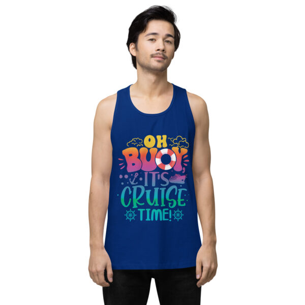 Men’s premium tank top - Oh Buoy! - Image 6