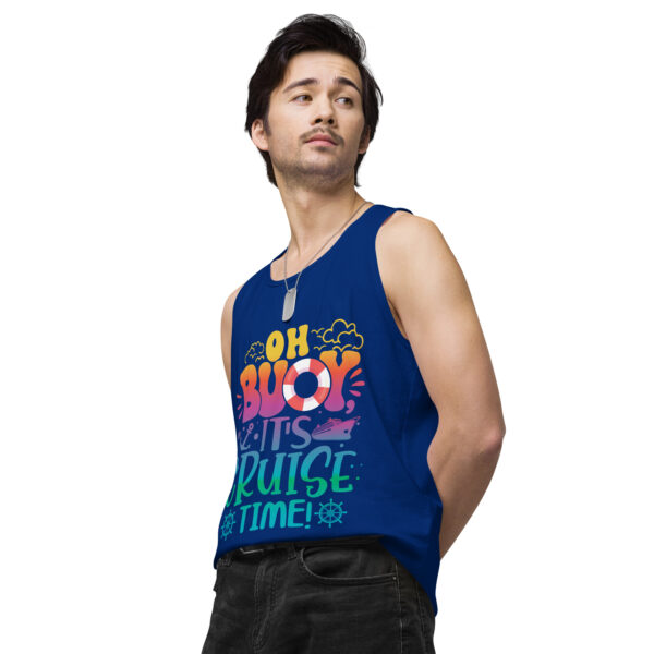 Men’s premium tank top - Oh Buoy! - Image 9