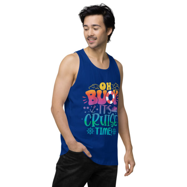 Men’s premium tank top - Oh Buoy! - Image 8