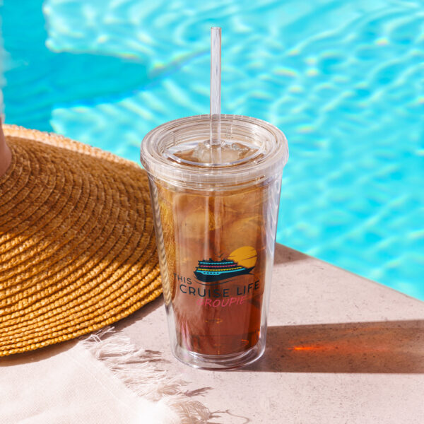 This Cruise Life Groupie 16oz Insulated Plastic Tumbler