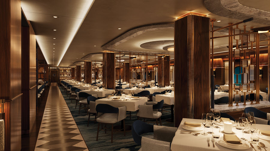 Rendering of Cagney's restaurant