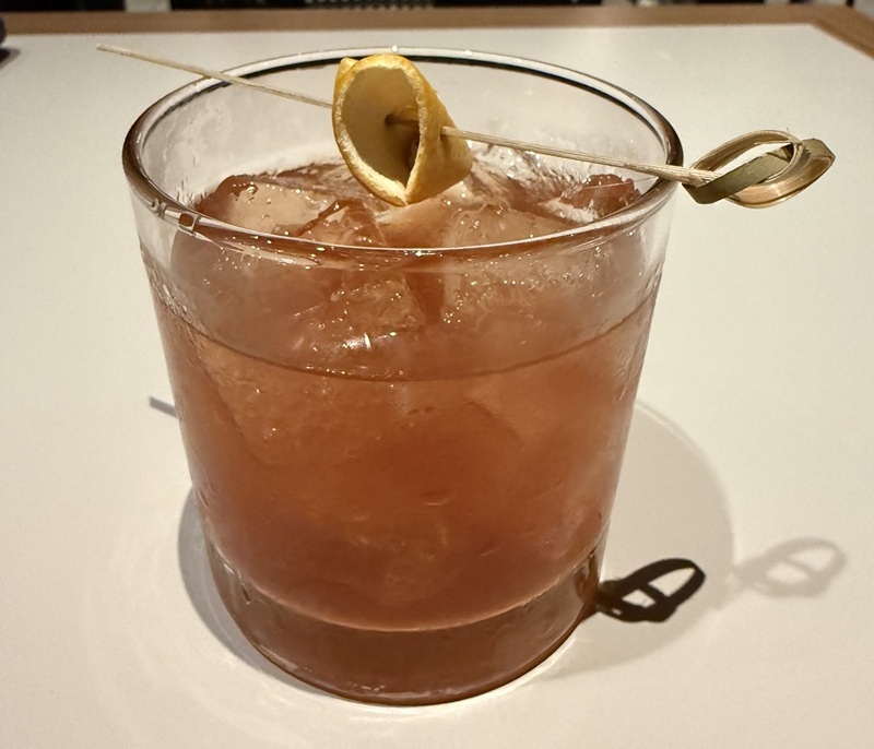 Bangalore Old Fashioned - amrut indian whiskey, rose, cardamom, jaggery, angostura bitters