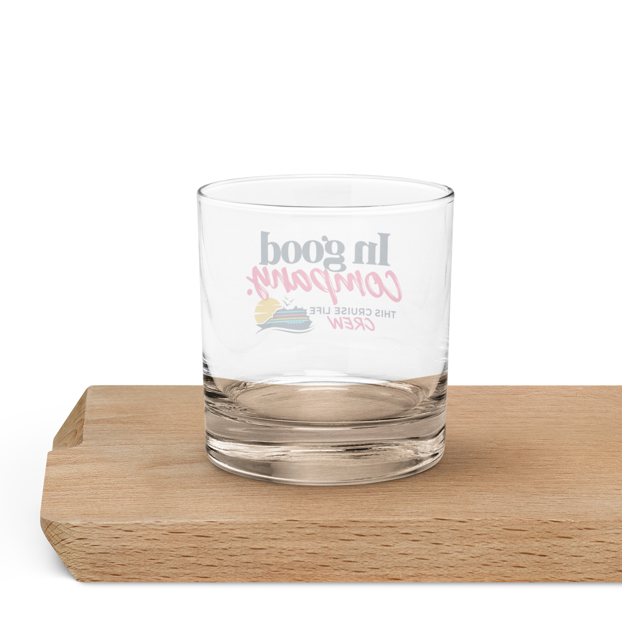 This Cruise Life Crew Rocks Glass - Image 2